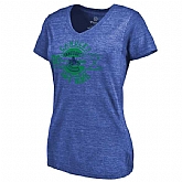 Women's Vancouver Canucks Fanatics Branded Personalized Insignia Tri Blend T-Shirt Royal FengYun